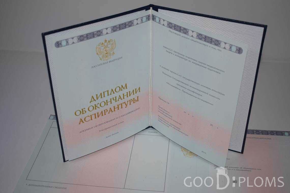 Диплом Аспирантуры период выдачи 2014-2020 -  Оренбург